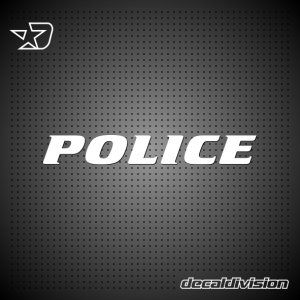 Police Sticker Set